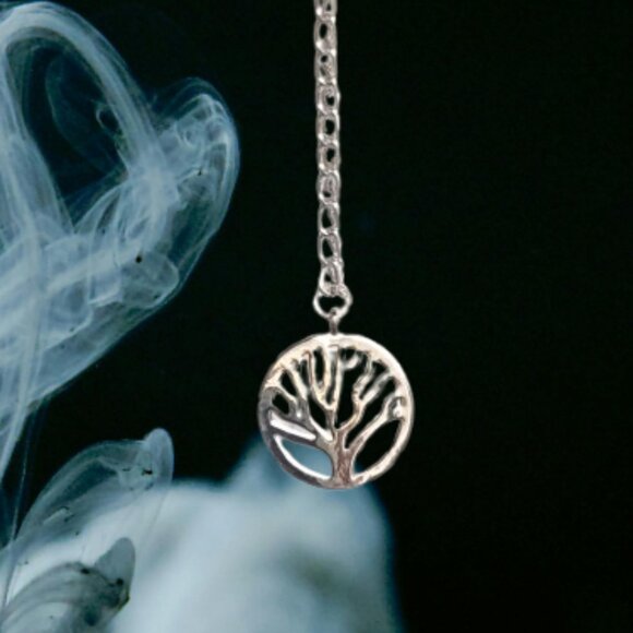 Handmade Jewelry - Tree of Life Silver Plated Necklace Handmade